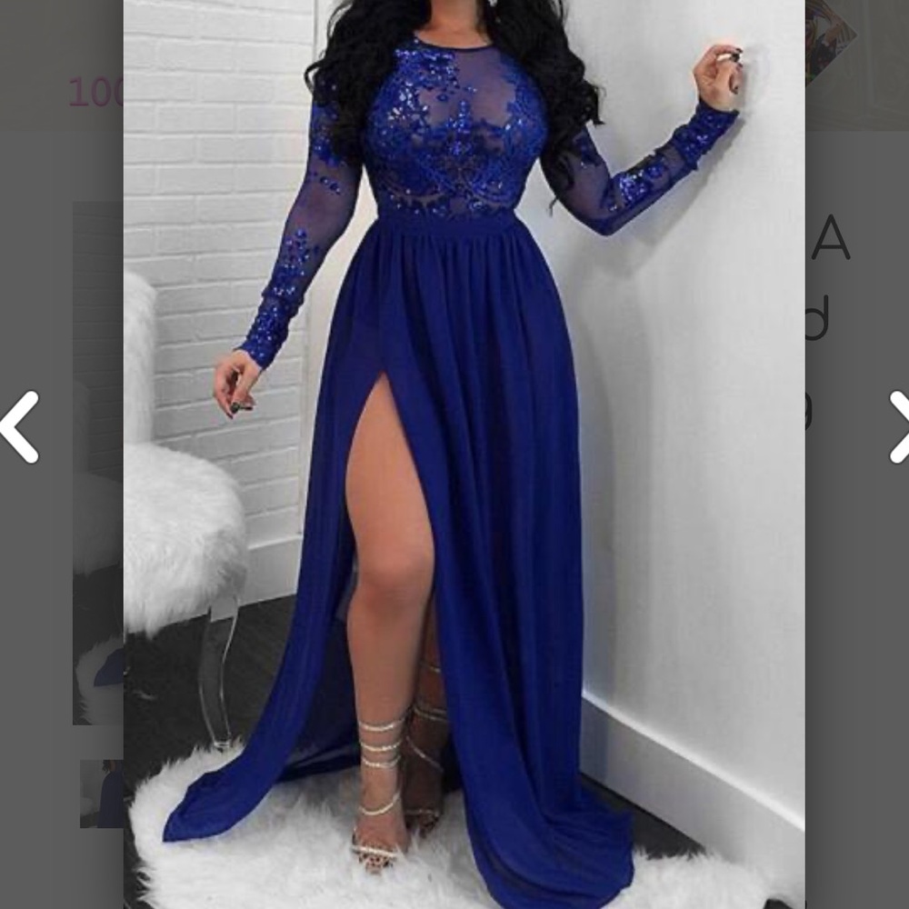 Sheer Sequin Dress